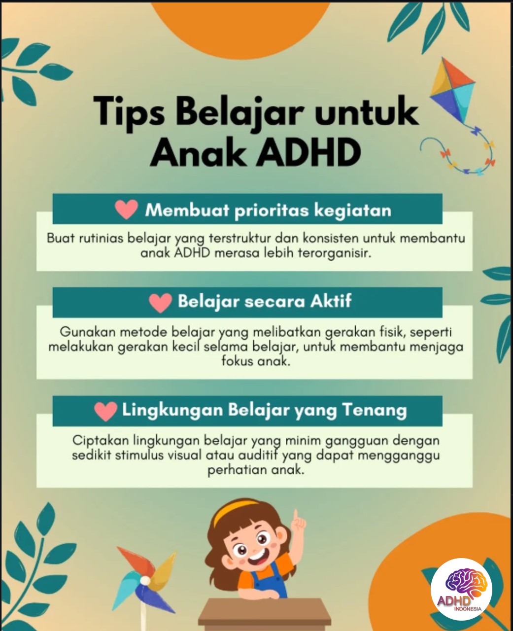 Strategi Belajar yang Cocok untuk Anak ADHD di Kabupaten Siak